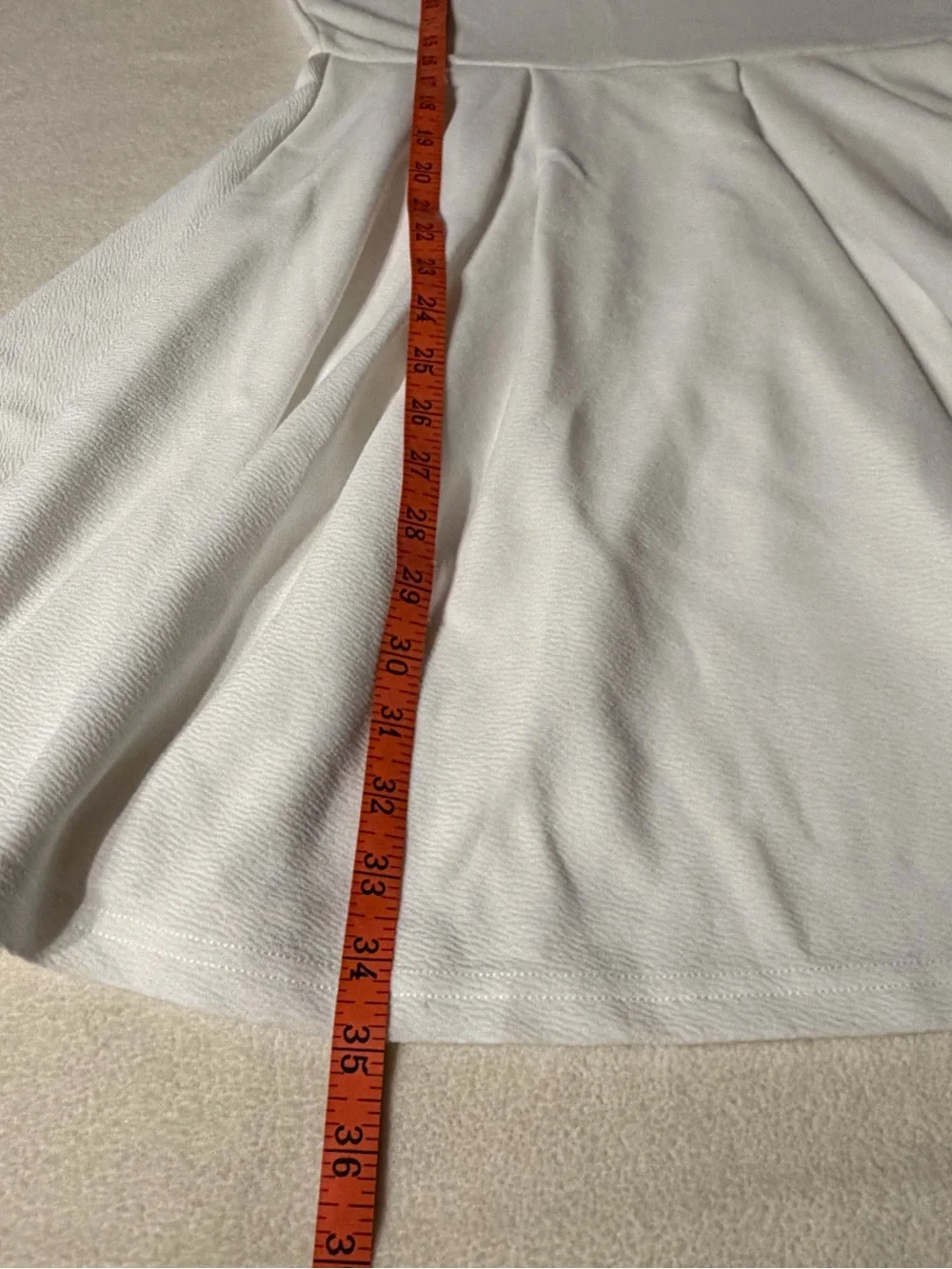 White Mark Sleeveless A-Line Mini Flare Dress in White Size XL NWOT - Picture 6 of 6